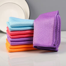 Load image into Gallery viewer, 10 Pack Reusable Microfiber Glass Cleaning Cloth