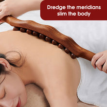 Load image into Gallery viewer, Wood Therapy Lymphatic Drainage Massage Roller (20 Beads)